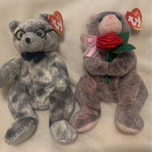Grandpa and grandma Ty Beanie babies